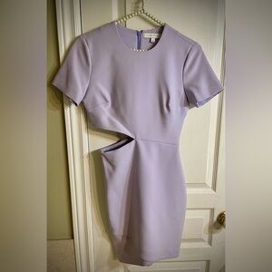 Elizabeth and James Lavender Asymmetrical Dress